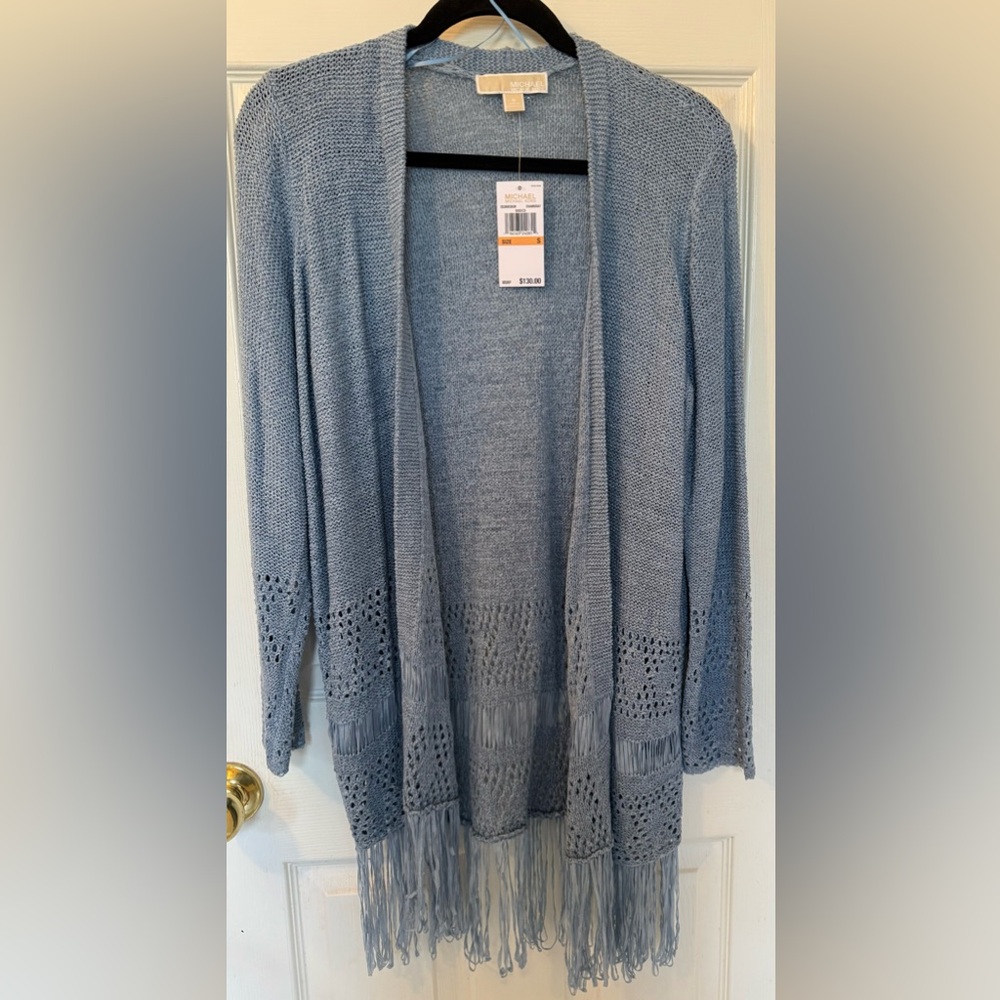 Michael Kors Light Blue Cardigan